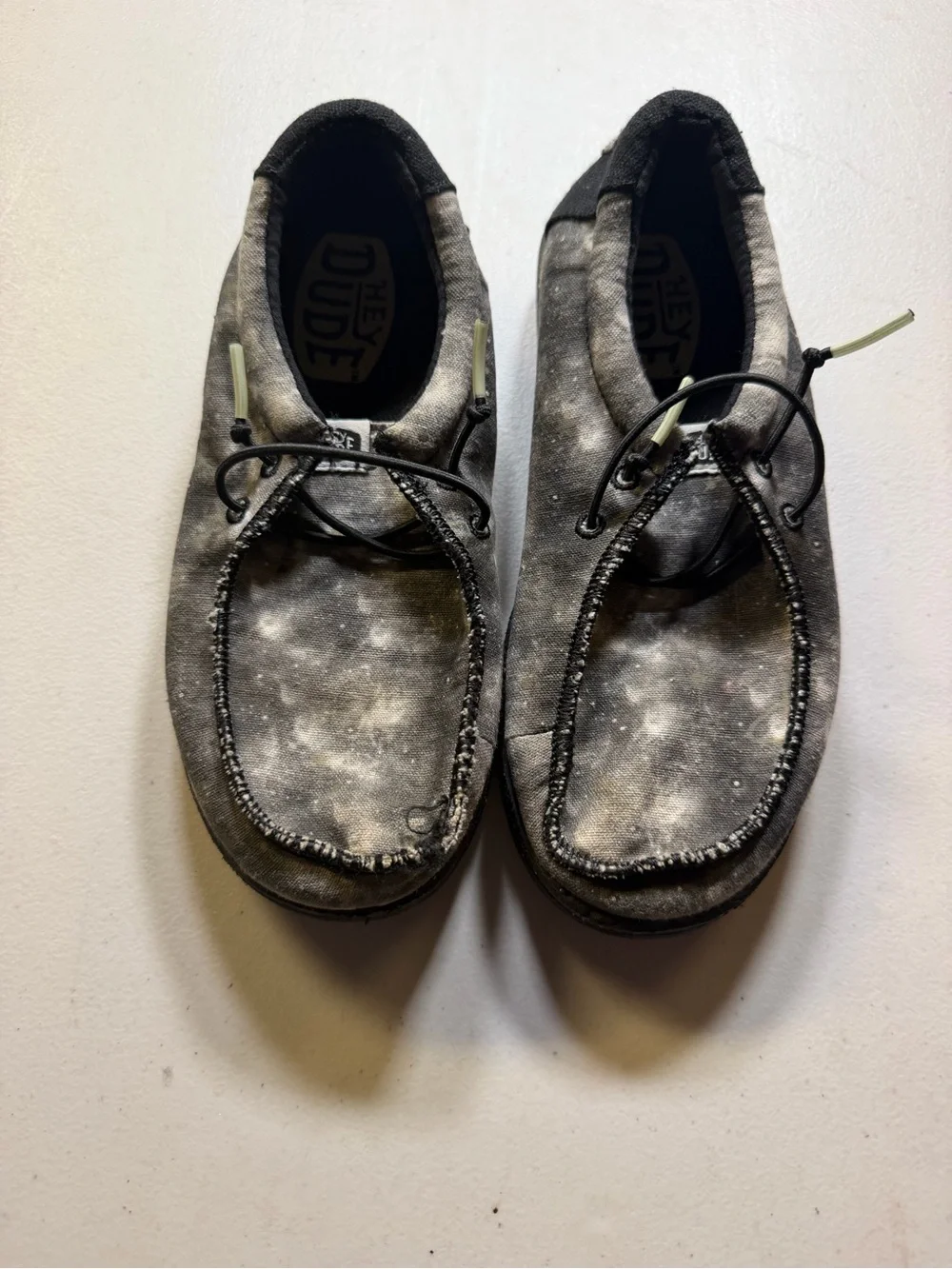Hey Dude Kids Slip-On Shoes in Washed Gray
